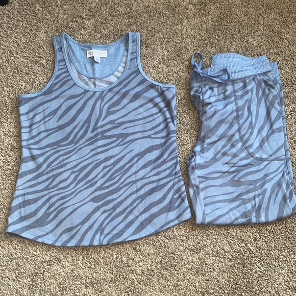 NWOT live love lounge Karen Neuburger sz L large women’s PJ set pajamas - Picture 3 of 7